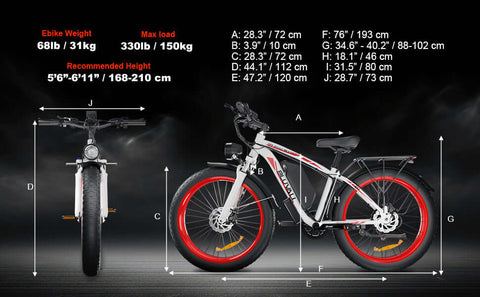 Bluvall B1 1000W Electric Bike