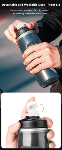 Electric bicycle water bottle cold insulation mountain road folding car water cup sports water bottle cycling equipment