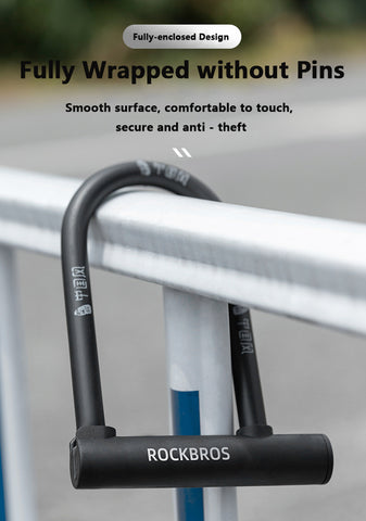 Heavy Duty Anti Theft Bike U Lock for eBikes