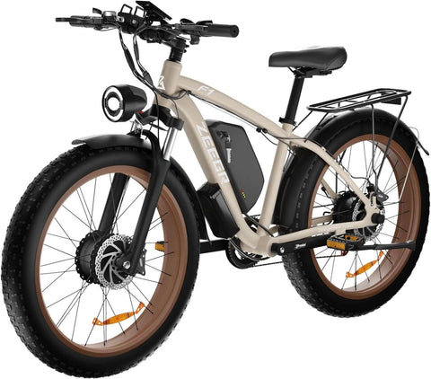 BoomBike F1 Pro E-Bike Dual Motor AWD Fat Tire Electric Bike 2000W 22.4AH - Boombike