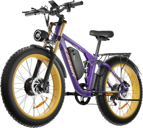 BoomBike S1 E-Bike Dual Motor AWD 2000W 60 Miles 35MPH Electric Bike - Boombike