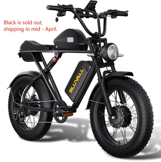 Bluvall K10 Moped Ebike（Pre-sale, shipped in mid-April）