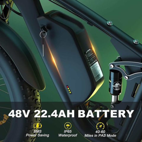 ZEEGR S1 E-Bike Dual Motor AWD 2000W 60 Miles 35MPH Electric Bike